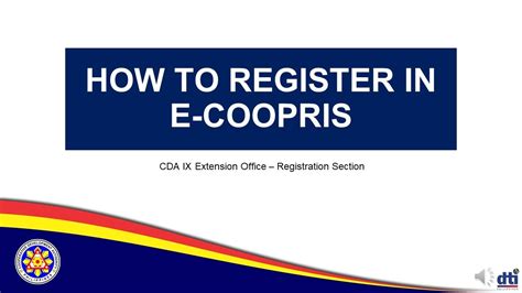 www.cda.gov.ph e-coopris|CDA9.
